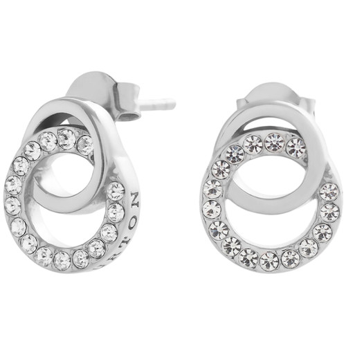 Olivia Burton Classic Interlink Drop Stud Earrings | Silver