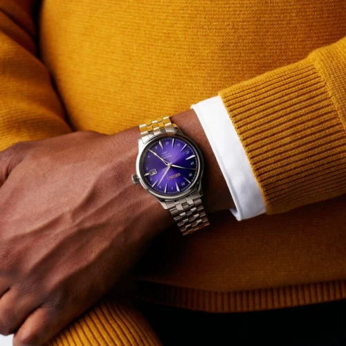 Seiko Presage Cocktail Time GMT Watch | 40.5mm | Automatic | 145th Anniversary | Limited Edition | Edo Purple