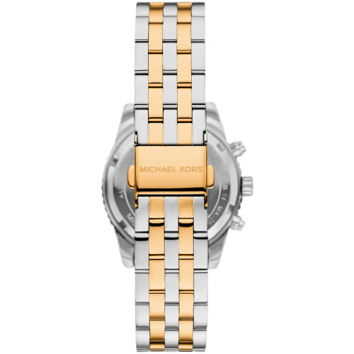Michael Kors Ladies Mini Bryant Pave Watch | 35mm | Chronograph | Quartz | White | Two Tone
