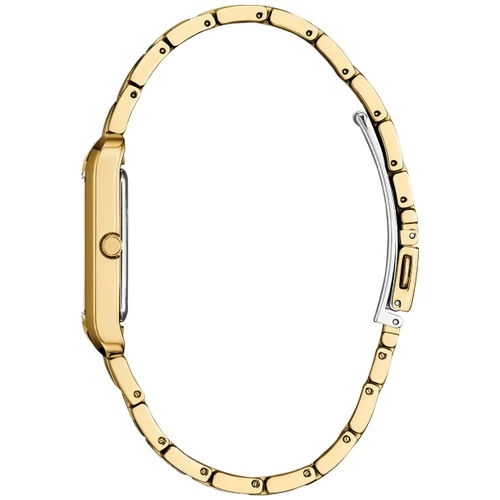 Citizen Men's Watch | 36x26.5mm | Eco Drive | Red | Gold Bracelet