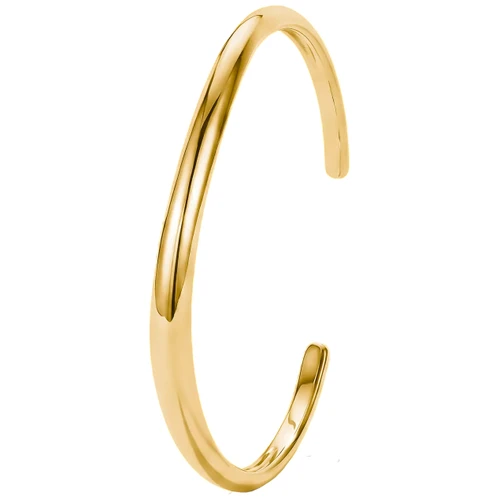 Thomas Sabo Bangle with Wave Design 18k Gold Plated | AR122-M01-39-L17