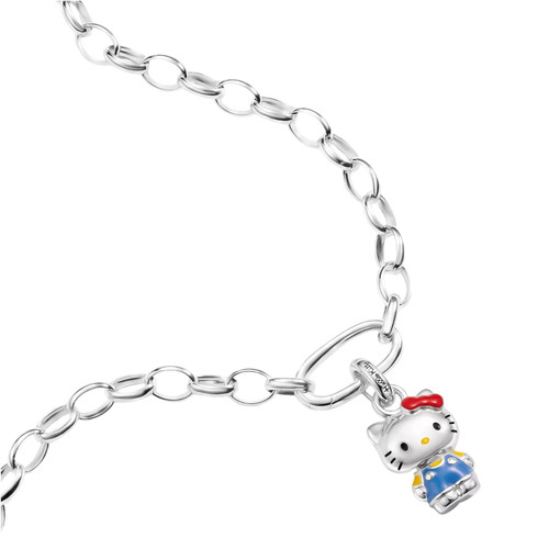 Thomas Sabo Charm Pendant Hello Kitty Blue | Sterling Silver | CC1356-M06-7