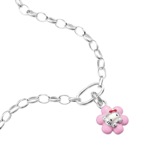 Thomas Sabo Charm Pendant Hello Kitty Flower | Sterling Silver | CC1358-M06-9