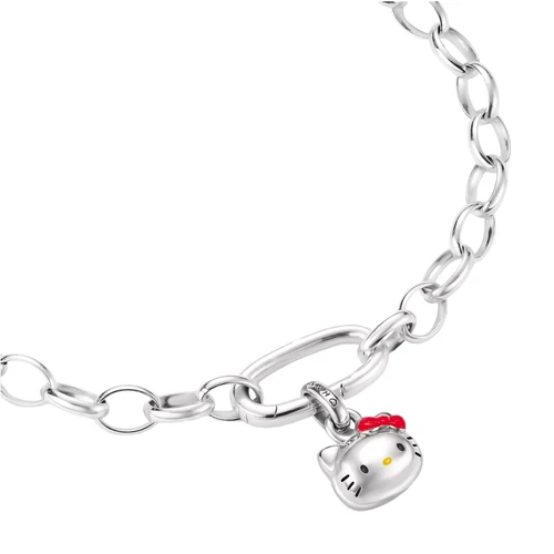 Thomas Sabo Charm Pendant Hello Kitty Head Red | Sterling Silver | CC1359-M06-10