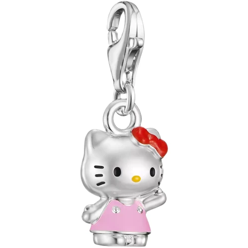 Thomas Sabo Charm Pendant Hello Kitty Pink | Sterling Silver | 2250-M06-7