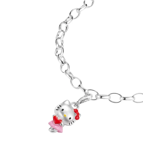 Thomas Sabo Charm Pendant Hello Kitty with Heart | Sterling Silver | 2249-M06-7