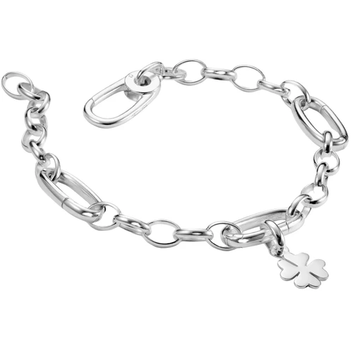 Thomas Sabo Charm Three Connect Links Bracelet | Sterling Silver | Size 19