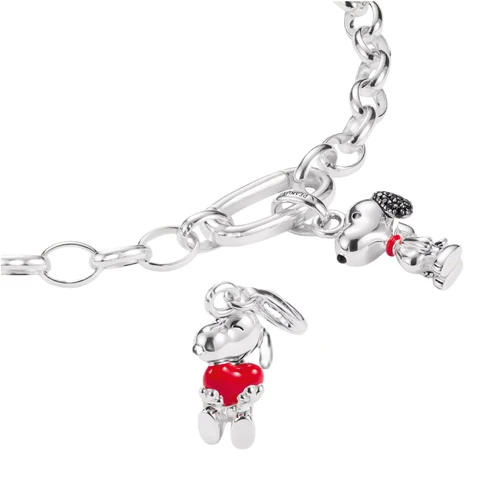 Thomas Sabo Charm Snoopy with Heart | Sterling Silver | 2226-664-10