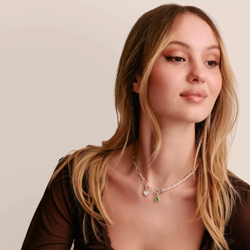 Thomas Sabo Charm | Birthstone August Pendant | Sterling Silver | CC1336-699-6
