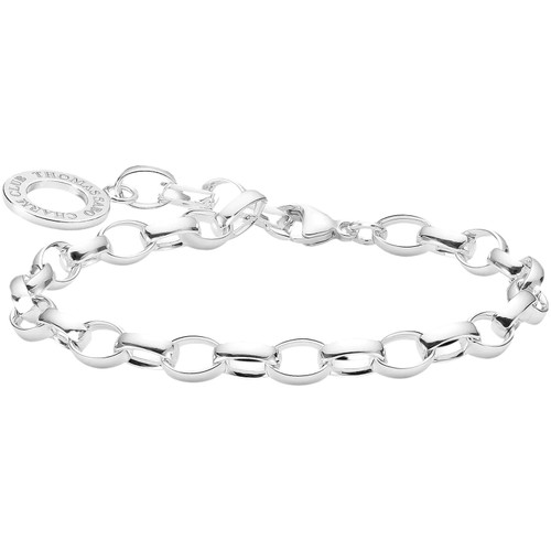 Thomas Sabo Classic Large Charm Bracelet | Sterling Silver | Size M