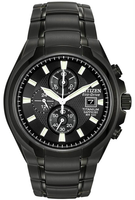 Citizen Titanium Eco-Drive Sapphire Crystal Chronograph Watch