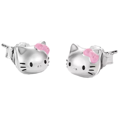 Thomas Sabo Pink Bow Ear Studs Hello Kitty | Silver Plated | H2365-M06-7