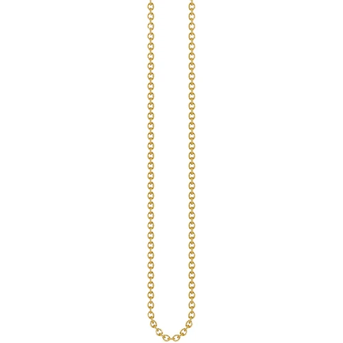 Thomas Sabo Fine Trace Pendant | 18k Yellow Gold Plated | Size 50 cm