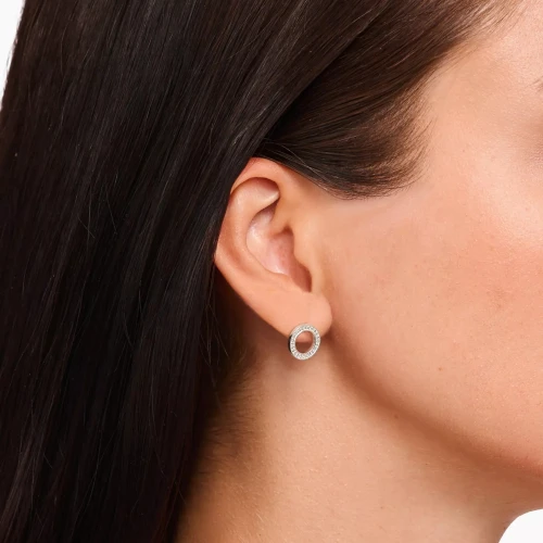 Thomas Sabo Large Circles Earrings | Sterling Silver | H1947-051-14