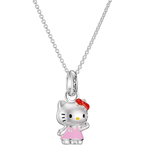 Thomas Sabo Necklace Hello Kitty Pink | Silver Plated | KE2388-M06-7-L45V
