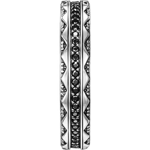 Thomas Sabo Ring | Sterling Silver | Zirconia Black | TR2106-643-11-60