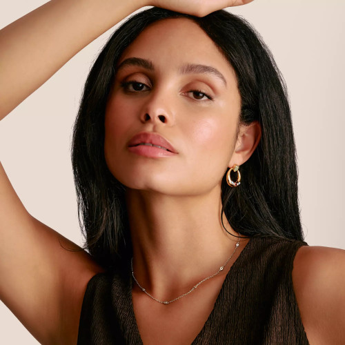 Thomas Sabo Necklace | Silver with White Zirconia Stones