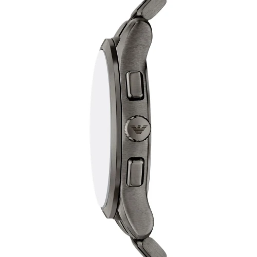 Emporio Armani Men's Chronograph Gunmetal Watch | Quartz | Blue