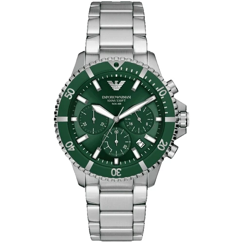 Emporio Armani Men's World Explorer Chronograph Watch | 43mm | Quartz | Green