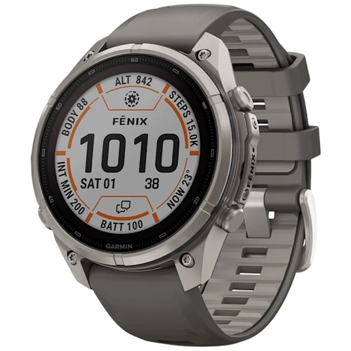 Garmin Fenix 9 Pro INREACH Watch | Solar | 47mm | Sapphire | Titanium | Pebble Grey