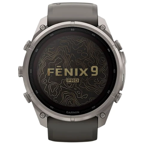 Garmin Fenix 9 Pro INREACH Watch | Solar | 51mm | Sapphire | Titanium | Pebble Grey