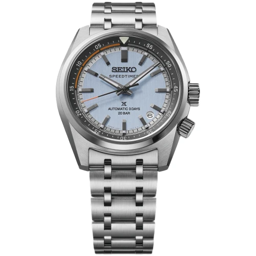 Seiko Prospex Countdown Speedtimer Watch | Heritage Motoring | 39.5mm | Automatic | Powder Blue