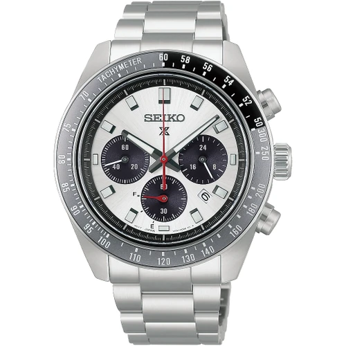 Seiko Prospex Speedtimer Racing 1969 Reissue Watch | 41mm | Solar Chronograph | Silver