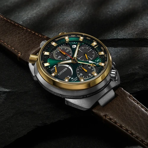 Citizen Promaster Bullhead Racing Watch | 45mm | Eco Drive | Chronograph | Green