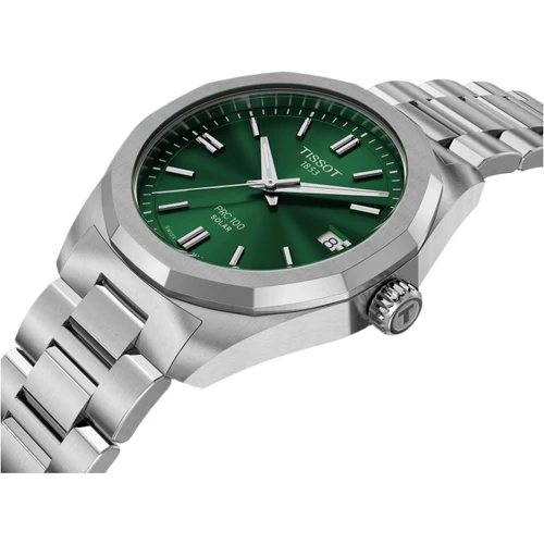 Tissot PRC 100 Watch | 39mm | Solar | Green 