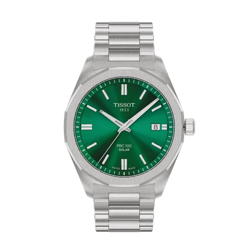 Tissot PRC 100 Watch | 39mm | Solar | Green 