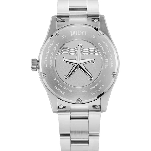 MIDO Ocean Star 39 Watch | 39mm | Swiss Automatic | Gradient Wave | Grey
