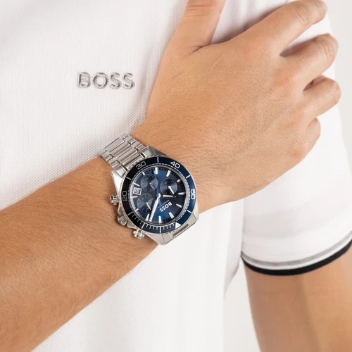 Boss Sealiner Chronograph Watch | 44mm | Quartz | Blue