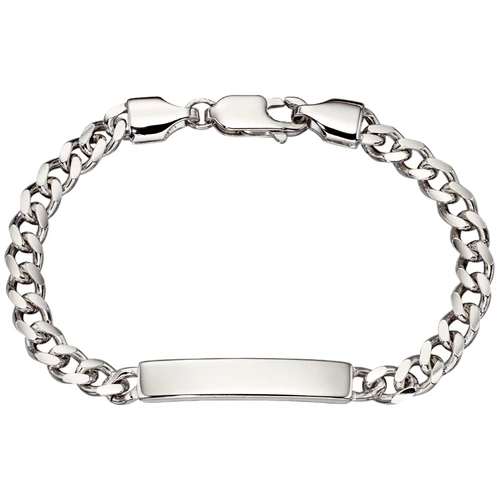Little Star Bailey Boys ID Bracelet | Sterling Silver | 14 cm