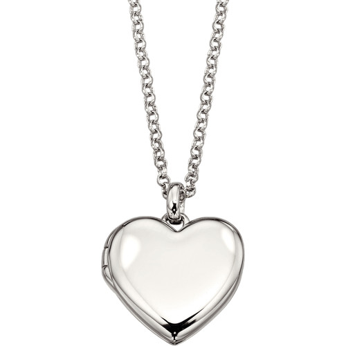 Little Star Olivia Heart Locket | Sterling Silver