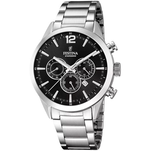 Festina Timeless Chronograph Watch | Quartz | 43.5mm | Black