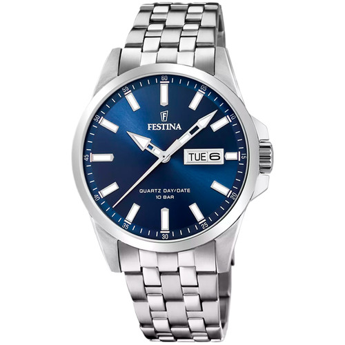 Festina Acero Clasico Watch | Quartz | 41mm | Blue