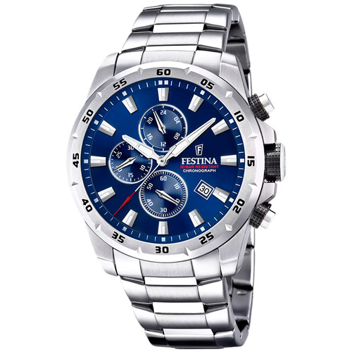 Festina Timeless Chronograph Watch | Quartz | 45.05mm | Blue