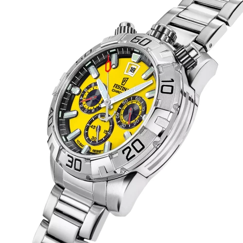 Festina The Originals Diver Watch | Quartz | 45mm | Yellow