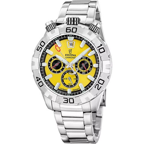 Festina The Originals Diver Watch | Quartz | 45mm | Yellow
