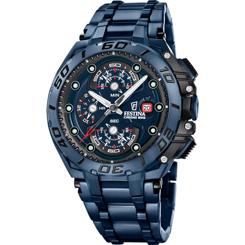Festina Special Edition Watch | 200M | Quartz | 46mm | Blue | Blue Bracelet