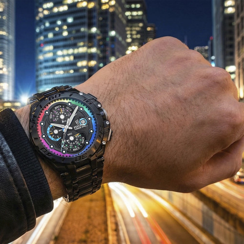 Festina Special Edition Watch | 200M | Quartz | 46mm | Black | Black Bracelet | Limited Edition