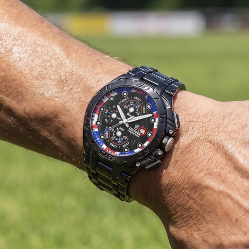 Festina Limited Edition UK Watch | 200M | Quartz | 46mm | Black | Black Bracelet