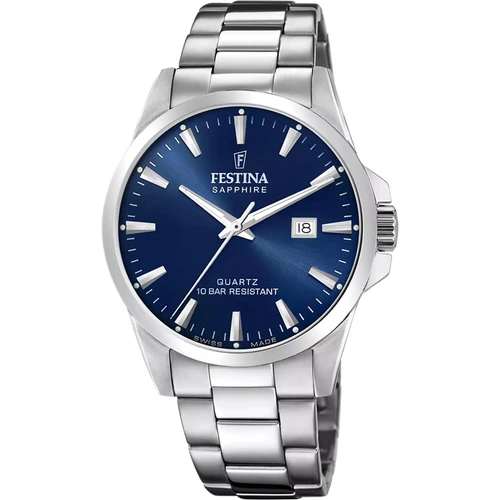 Festina Swiss Made Watch | Swiss Quartz | 41mm | Blue