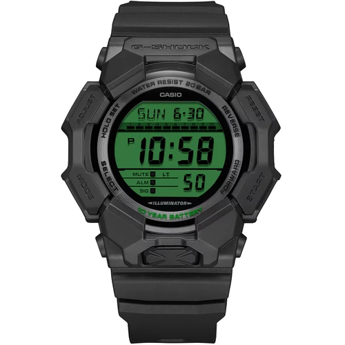 G-Shock GD-010 Watch | Quartz | 52mm | Black & Green