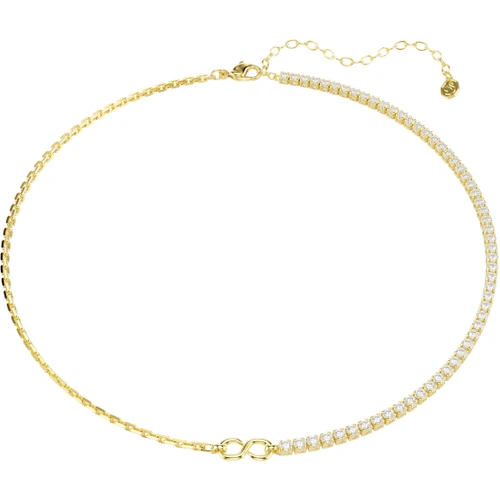 Swarovski Matrix Necklace Chain | White | Gold-Tone Finish