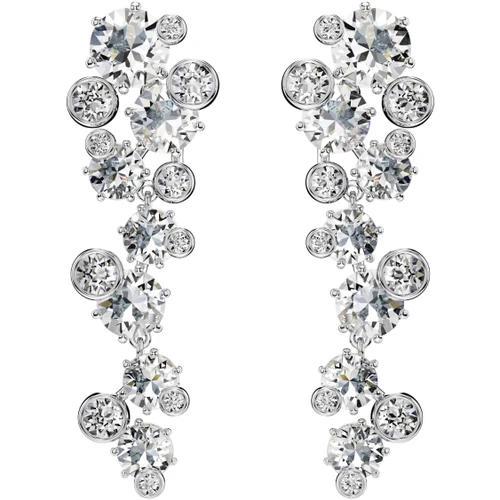 Swarovski Constella M Crystal Earrings | Rhodium Plated