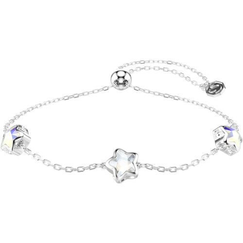 Swarovski Chroma Soft Star Bracelet | Multicoloured | Rhodium Plated