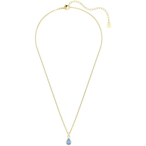 Swarovski Mp Chroma Pear Pendant | Gold-Tone Finish