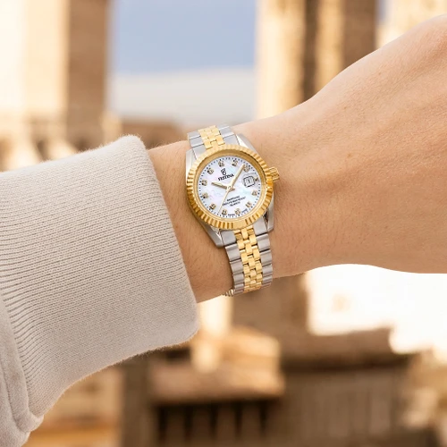 Festina Swiss Made Watch | Swiss Quartz | 29mm | White | Two-Tone Bracelet