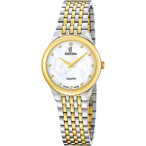 Festina Swiss Made Grace Watch | Swiss Quartz | 29mm | Two-Tone Bracelet